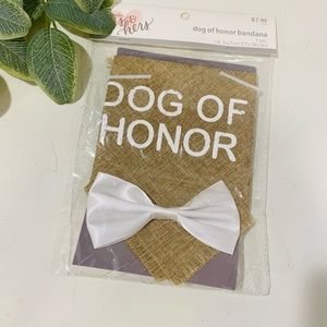 Dog of Honor Wedding Bandana NEW!